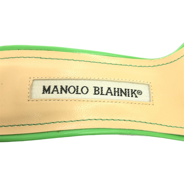 Manolo Blahnik マノロブラニク ミントグリーン サンダル Manolo Blahnik マノロブラニク ミントグリーン サンダル