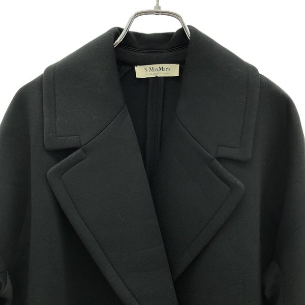 S MaxMara ブラック コート新品 エス マックスマーラ('S Max Mara)エス マックスマーラ MARICA