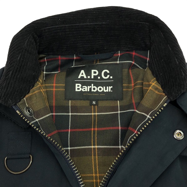 アーペーセー(A.P.C.)アーペーセー ジャケット ネイビー × Barbour