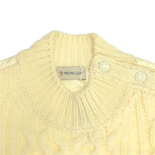 美品 未使用 モンクレール XS ニット セーター イエロー MONCLER MONCLER - 美品 未使用 モンクレール XS ニット セーター イエロー