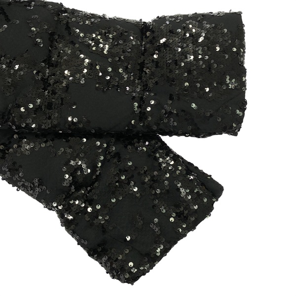 ヘルノ Herno ダウンジャケット ブラック スパンコール PI001979D ダウンジャケット 衣料品 アウター ポリエステル レディース ブラック系 【中古】 ヘルノ(Herno)ヘルノ ダウンジャケット ブラック スパンコール