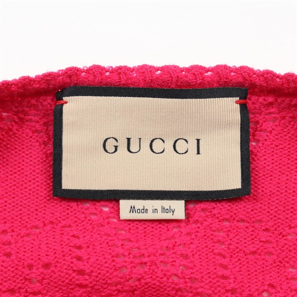 グッチ(GUCCI)グッチ GGパーフォレーテッド カーディガン 衣料品  