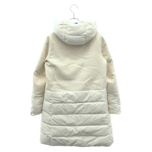 255 美品　ヘルノ　ダウンコート　切替　ホワイト　2way 255 美品 ヘルノ ダウンコート 切替 ホワイト 2way - メルカリ