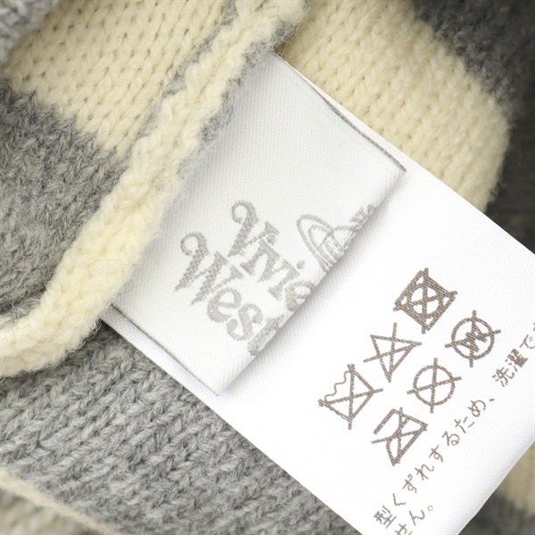 ヴィヴィアンウエストウッド　ケーブルニットワッチキャップ　ニットキャップ 国内完売中！「Vivienne Westwood (ヴィヴィアン ウェストウッド)」の