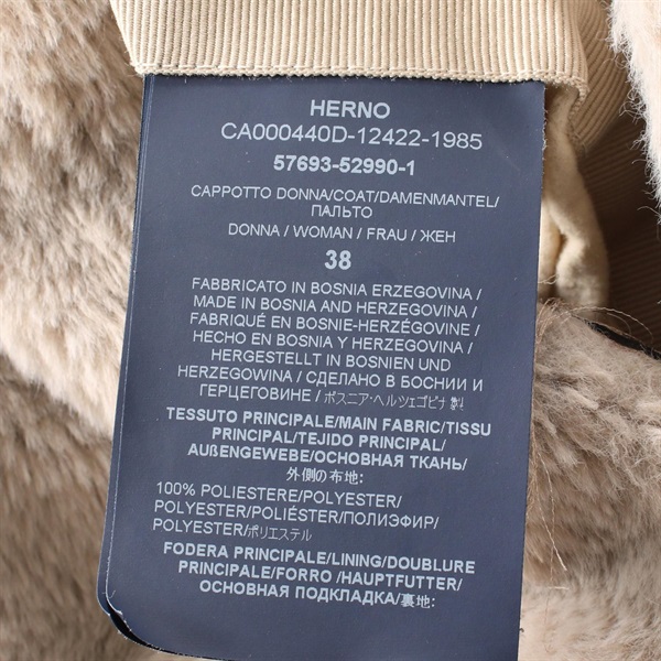 ヘルノ(Herno)ヘルノ エコファー その他コート 衣料品 アウター
