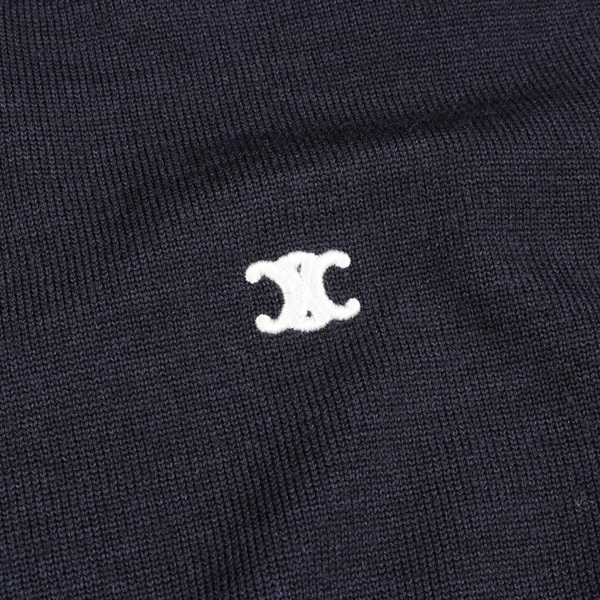 セリーヌ(CELINE)セリーヌ トリオンフ刺繍 クルーネックセーター