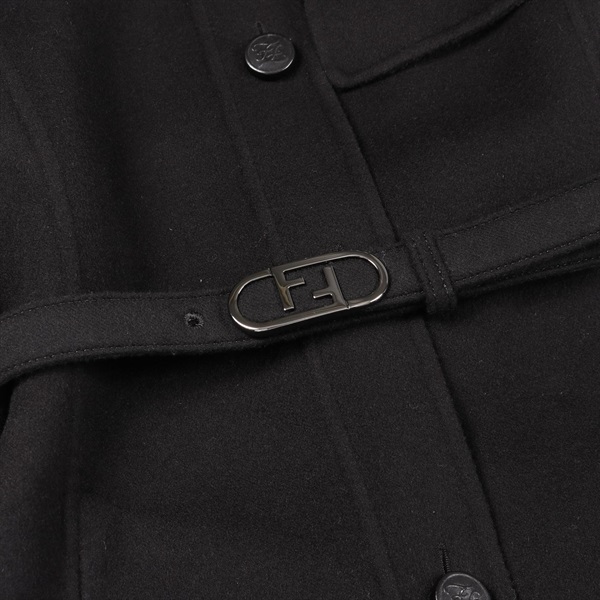 フェンディ(FENDI)フェンディ FFカリグラフィロゴボタン その他コート