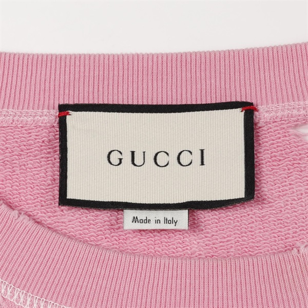 グッチ GUCCI インターロッキング G タンクトップ 衣料品 トップス コットン レディース ホワイト系 / ピンク系 / マルチカラー 【中古】 グッチ(GUCCI)グッチ スウェット 衣料品 トップス メンズ