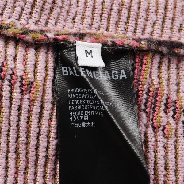 まぁ【美品】BALENCIAGAストライプフリル袖トップス 中古・古着通販】BALENCIAGA (バレンシアガ) バックロゴ シルク