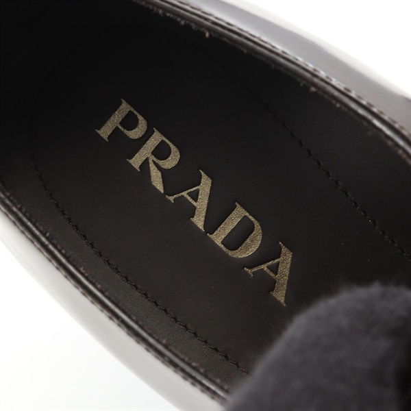 プラダ(PRADA)プラダ ブラッシュドレザー ローファー 靴 メンズ