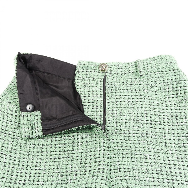 シャネル(CHANEL)シャネル ココマークボタン ツイード パンツ 衣料品
