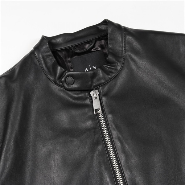 アルマーニジーンズ　 フェイクレザー　ライダースジャケット アルマーニエクスチェンジ(ARMANI EXCHANGE)アルマーニ