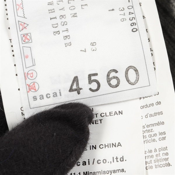 サカイ Sacai ニット 衣料品 トップス ウール レディース グレー系 / ブルー系 【中古】 サカイ(Sacai)サカイ ニット 衣料品 トップス レディース