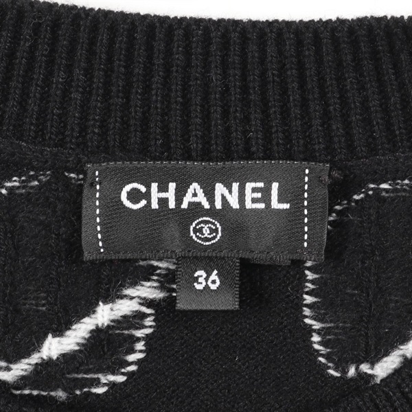 シャネル(CHANEL)シャネル ココマーク フラワーロゴ ニット 衣料品