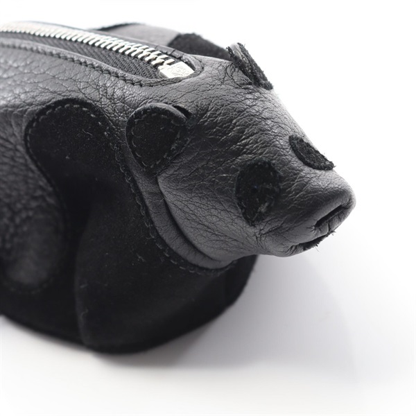 (週末セール)ロエベパンダパース ケース レザー ブラック ホワイト 楽天市場】LOEWEロエベ PANDA CHARM カーフ パンダ コインケース