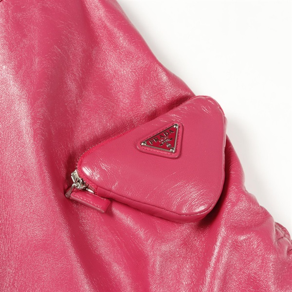 プラダ(PRADA)プラダ ナッパレザー ブルゾン 衣料品 アウター メンズ