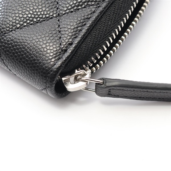 シャネル(CHANEL)シャネル マトラッセ ココマークスター ラウンド財布