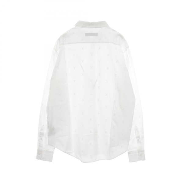 ルイ・ヴィトン LOUIS VUITTON LVブラゾン 衣料品 トップス コットン メンズ ホワイト系 【中古】 ルイ・ヴィトン(LOUIS VUITTON)ルイ・ヴィトン LVブラゾン その他