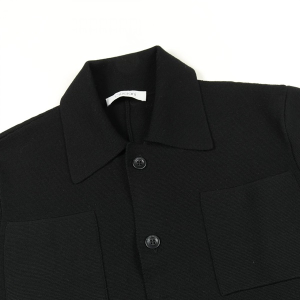 超得‼️超美品‼️★クルチアーニ★48★ミラノリブ★ニットジャケット★カーディガン SHIPS any:〈手洗い可能〉ミラノリブ ノーカラー ニット ジャケット