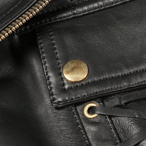 バルマン(BALMAIN)バルマン レースアップ ライダースジャケット 衣料品