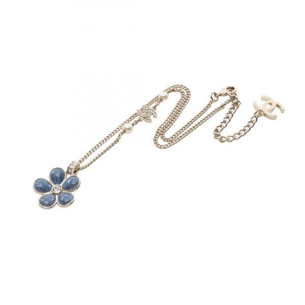 シャネル(CHANEL)シャネル デニムフラワーモチーフ ココマーク B26C