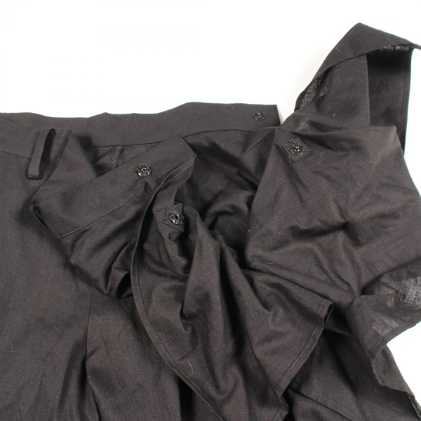 ヨウジヤマモト(Yohji Yamamoto)ヨウジヤマモト WIDE LEG PANTS WITH
