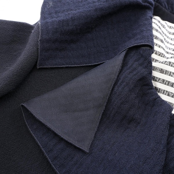 シャネル(CHANEL)シャネル ココマークボタン ダブルブレスト フリル