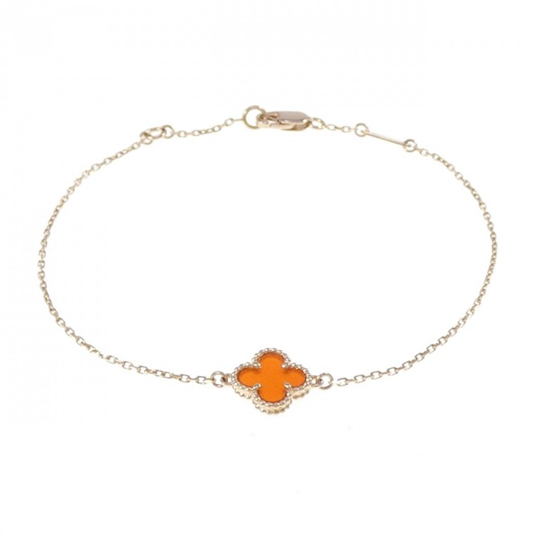 【美品】ヴァンクリーフアンドアーペル スウィートアルハンブラブレスレット ヴァンクリーフ＆アーペル(Van Cleef & Arpels)ヴァンクリーフ