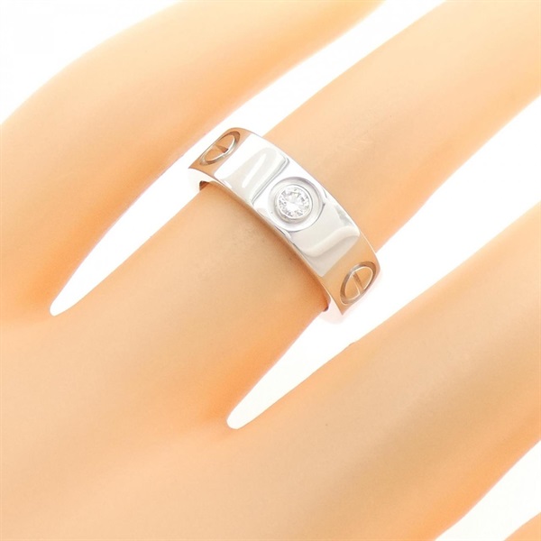 カルティエ(CARTIER)カルティエ ラブ ハーフダイヤ リング