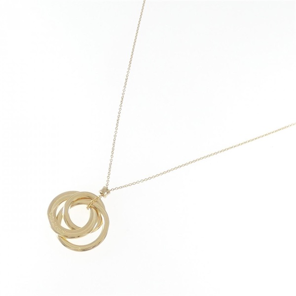 未使用　Guam購入　インターロッキングサークル　ネックレス　箱巾着購入の物 未使用 Guam購入 インターロッキングサークル ネックレス 箱巾着購入の