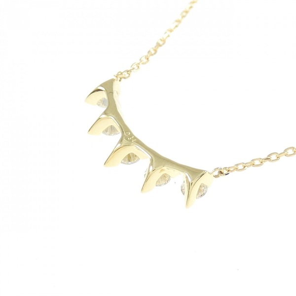 タサキ(TASAKI)チャッティー プラント ネックレス 0.34CT