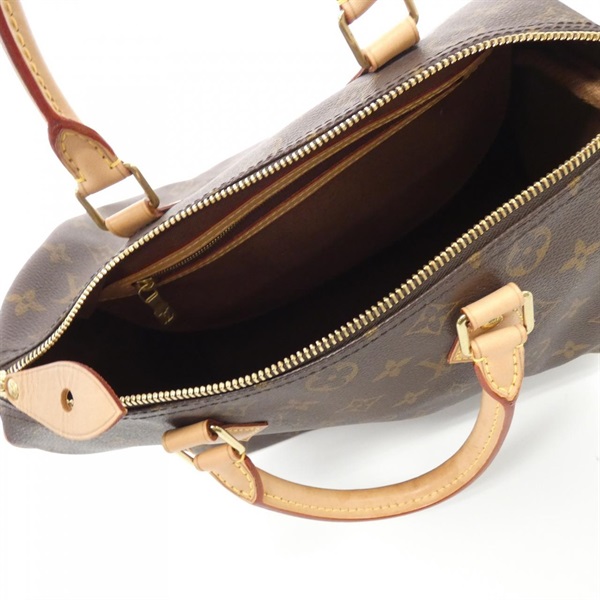 LOUIS VUITTON ハンドバッグ モノグラム スピーディ30 ブラウン LOUIS