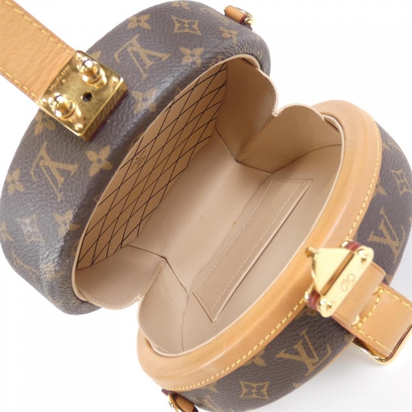 LOUIS VUITTON ルイ ヴィトン  プティット ボワット シャポー ショルダーバッグ M43514 モノグラムキャンバス レザー  ブラウン ゴールド金具  クロスボディバッグ ビトン 【本物保証】 LOUIS VUITTON（ルイ・ヴィトン） 新古未使用展示品 ルイ ヴィトン