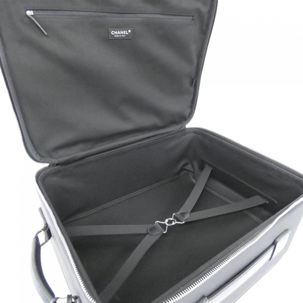 CHANEL ブラック キャリーケース難あり格安！ シャネル CHANEL キャリーケース ユニセックス【中古】