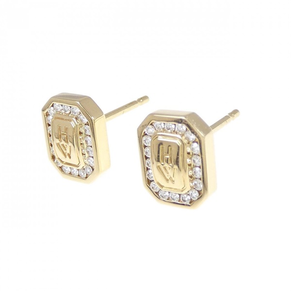 ハリーウィンストン(HARRY WINSTON)HWロゴ ピアス｜2600070504620