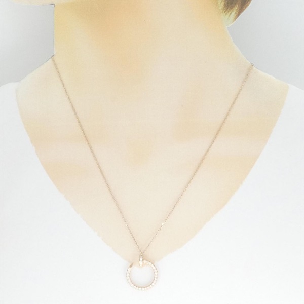 ジュスト アン クル ネックレス ローズゴールド 直営 Cartier ジュスト アン クル ネックレス ローズゴールド