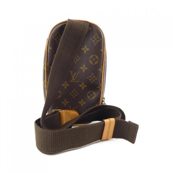 ら*む様 ルイヴィトン　モノグラム　ショルダーバック　M51870 ルイ・ヴィトン LOUIS VUITTON ポシェット・ガンジュ M51870 ブラウン