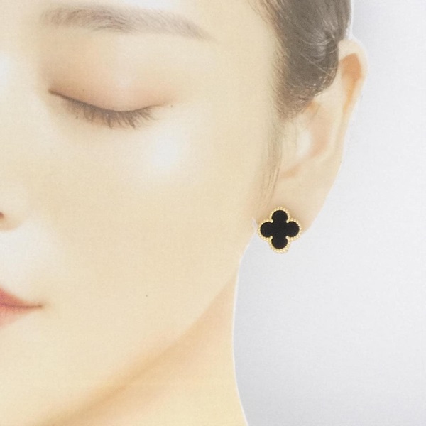 ヴァンクリーフ&アーペル ヴィンテージ アルハンブラ ピアス 片耳用 6246 ヴァンクリーフ＆アーペル(Van Cleef & Arpels)ヴァンクリーフ