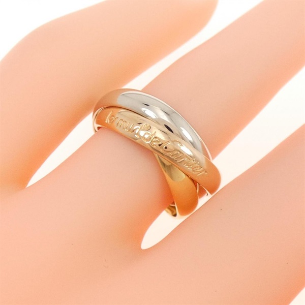 カルティエ トリニティ #49 リング・指輪 悲しく K18イエローゴールド  