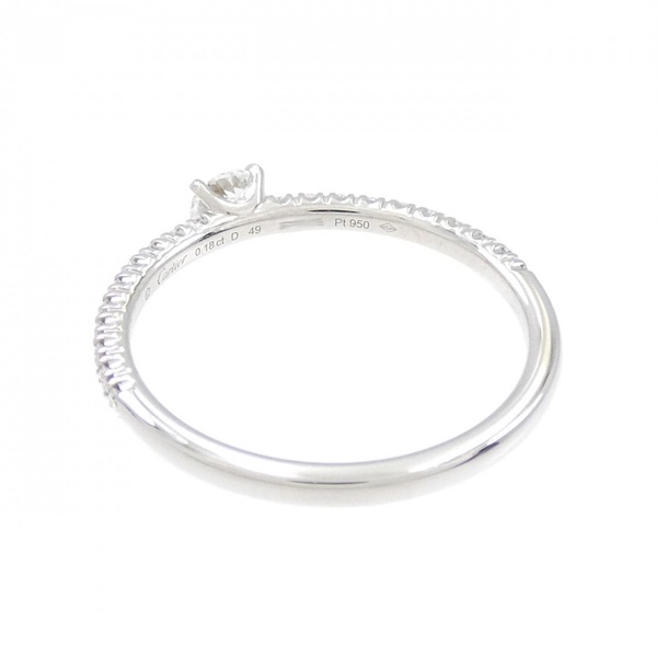 カルティエ(CARTIER)エタンセル リング 0.18CT E VVS2 EXT  