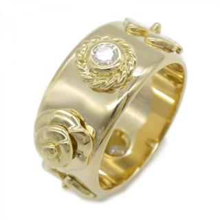 CHANEL シャネル スリーシンボル 2Pダイヤ リング 指輪