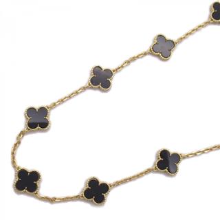 Van Cleef & Arpels ヴァンクリーフ＆アーペル ヴィンテージアルハンブラ 20モチーフ オニキス ネックレス
